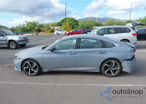 2022 Honda Accord Sport из США, поврежденный, VIN 1HGCV1F35NA046884